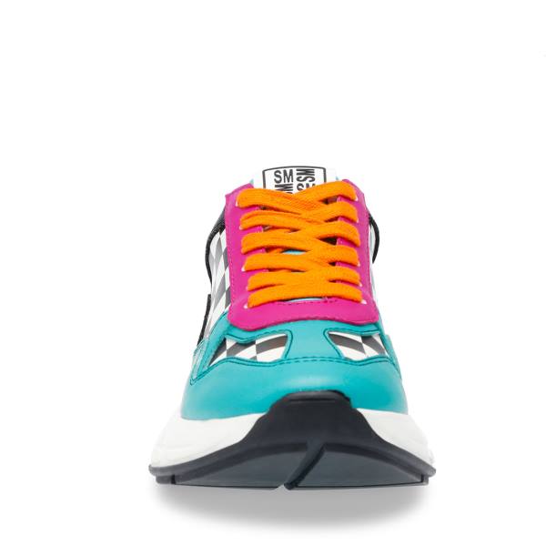 Trampki Damskie Steve Madden Leader Bright Głęboka Kolorowe | SM-104HG