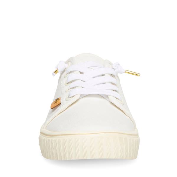 Trampki Damskie Steve Madden Maevee Natural Beżowe | SM-851JW