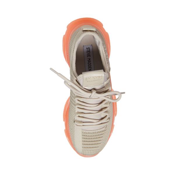 Trampki Damskie Steve Madden Maxeen Szare Kolorowe | SM-184EI