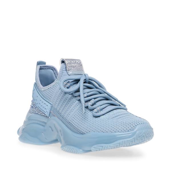 Trampki Damskie Steve Madden Maxima Baby Niebieskie Kolorowe | SM-968PC