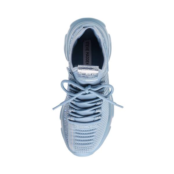 Trampki Damskie Steve Madden Maxima Baby Niebieskie Kolorowe | SM-968PC