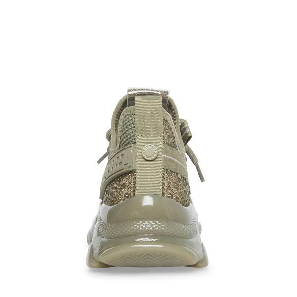 Trampki Damskie Steve Madden Maxima Zielone Kolorowe | SM-874KS