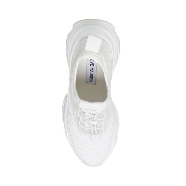 Trampki Damskie Steve Madden Milo Białe | SM-794UO