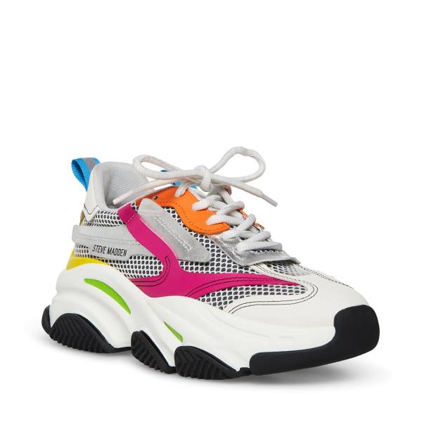 Trampki Damskie Steve Madden Possession Bright Głęboka Kolorowe | SM-604MB