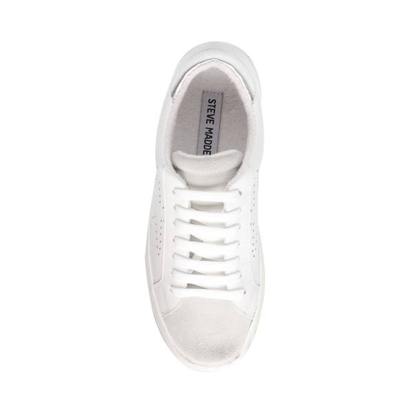 Trampki Damskie Steve Madden Rezza Białe | SM-279KZ