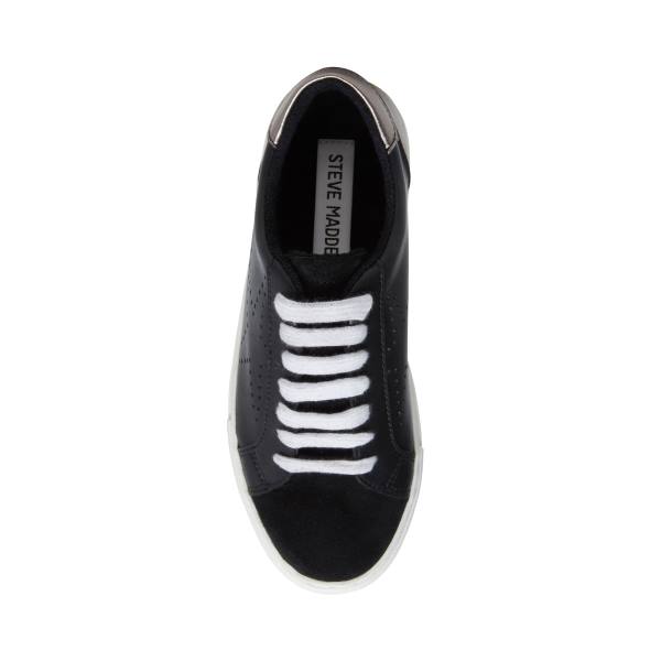 Trampki Damskie Steve Madden Rezza Czarne | SM-972HC
