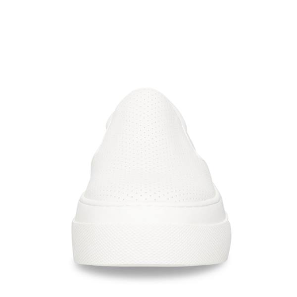 Trampki Damskie Steve Madden Shuffle Białe | SM-521UT