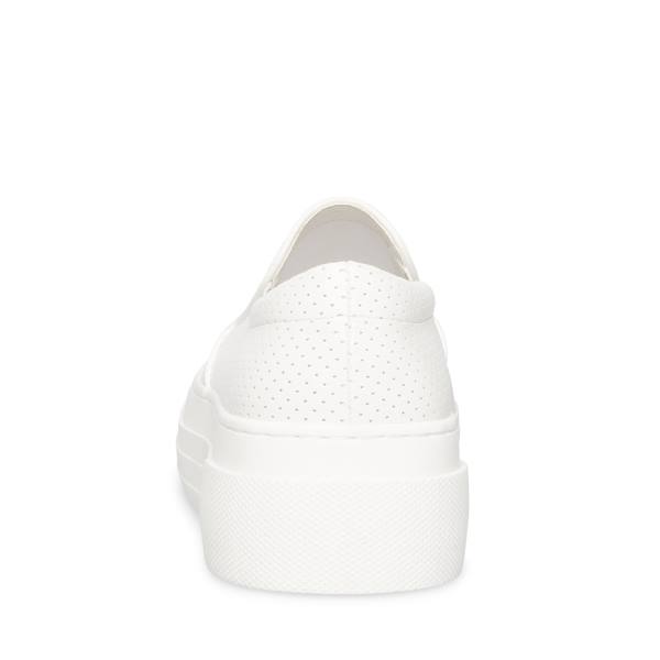Trampki Damskie Steve Madden Shuffle Białe | SM-521UT
