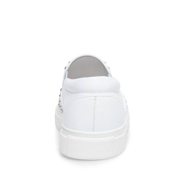 Trampki Damskie Steve Madden Torin With Studs Białe | SM-851MS