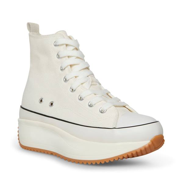 Trampki Damskie Steve Madden Winston Białe | SM-973SN
