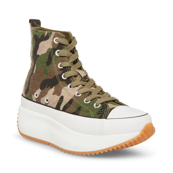 Trampki Damskie Steve Madden Winston Camouflage | SM-876RE