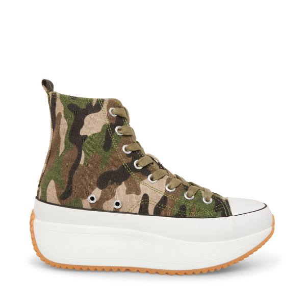 Trampki Damskie Steve Madden Winston Camouflage | SM-876RE