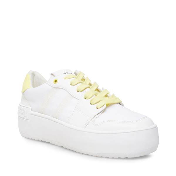 Trampki Damskie Steve Madden Zayden Białe Kolorowe | SM-301CF