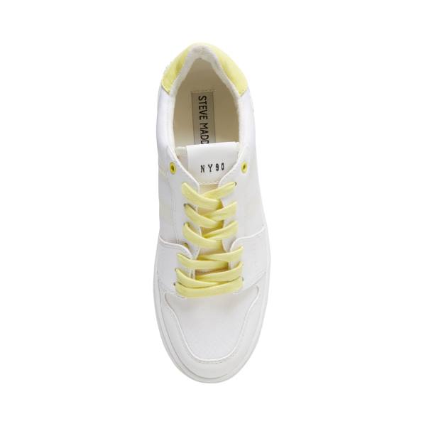 Trampki Damskie Steve Madden Zayden Białe Kolorowe | SM-301CF