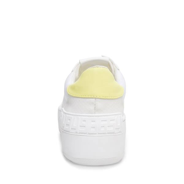 Trampki Damskie Steve Madden Zayden Białe Kolorowe | SM-301CF