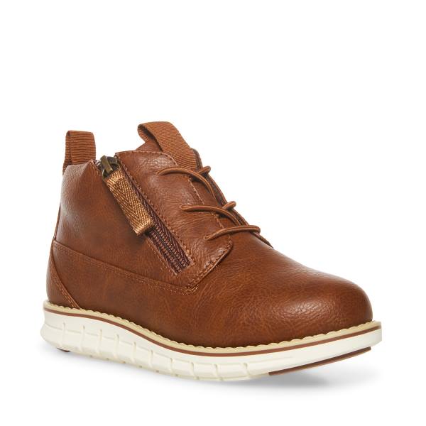 Trampki Dziecięce Steve Madden Amajor Brązowe | SM-457CV
