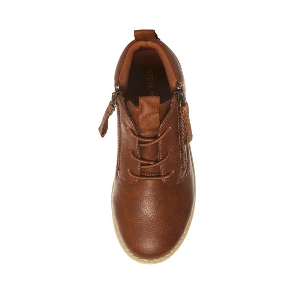 Trampki Dziecięce Steve Madden Amajor Brązowe | SM-457CV