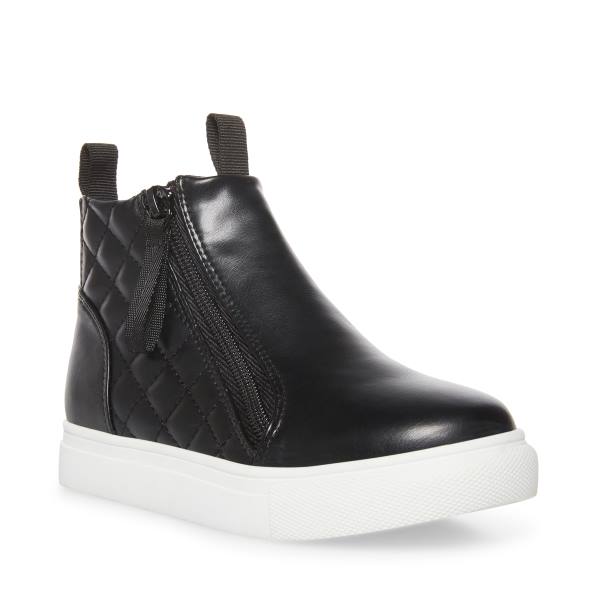 Trampki Dziecięce Steve Madden Areggie Czarne | SM-089WB