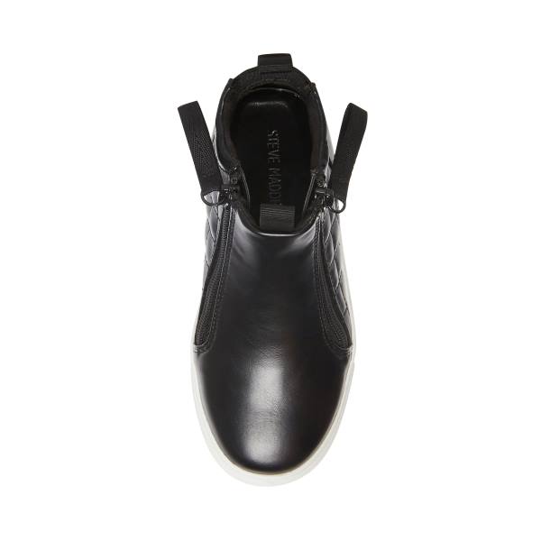 Trampki Dziecięce Steve Madden Areggie Czarne | SM-089WB