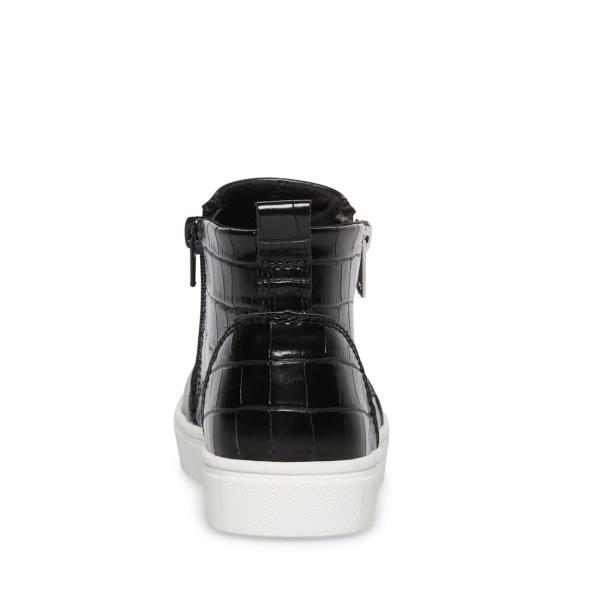 Trampki Dziecięce Steve Madden Jreggie Czarne Kolorowe | SM-819IM