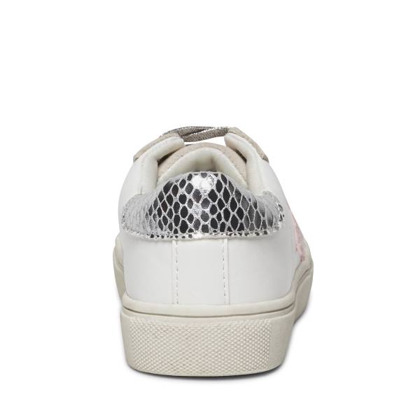 Trampki Dziecięce Steve Madden Jrezume Białe Kolorowe | SM-842JN