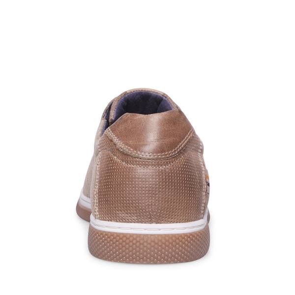 Trampki Męskie Steve Madden Austinn Tan Zamszowe Brązowe | SM-137BN