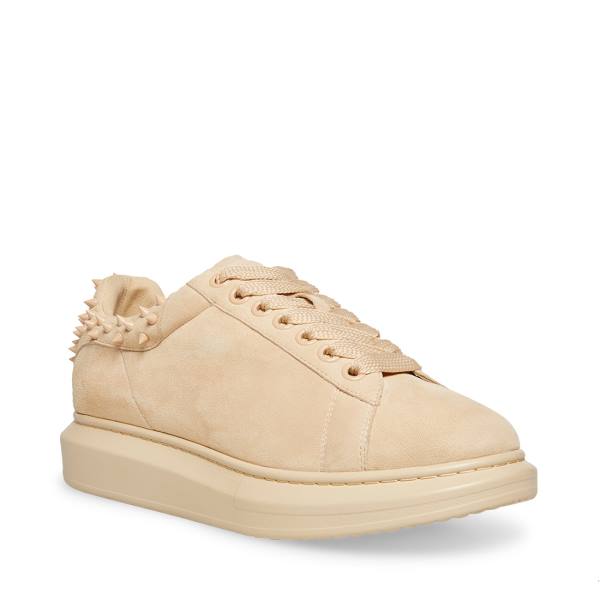 Trampki Męskie Steve Madden Frosting Sand Zamszowe Brązowe | SM-245CX