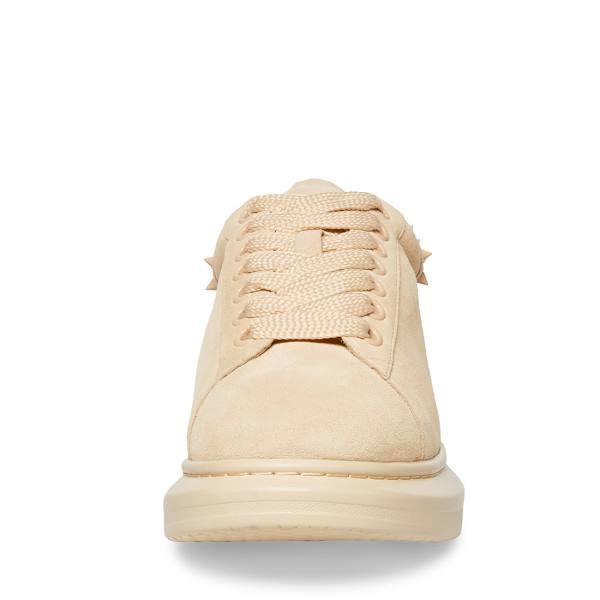 Trampki Męskie Steve Madden Frosting Sand Zamszowe Brązowe | SM-245CX