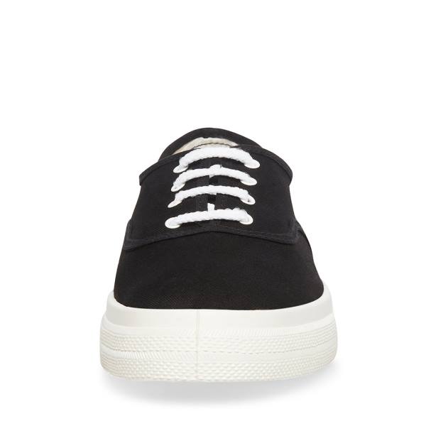Trampki Męskie Steve Madden Gareth-white Czarne Białe | SM-645AK