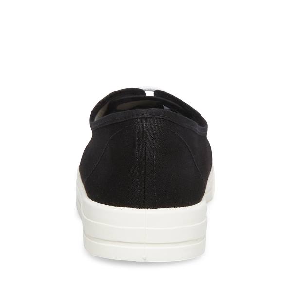 Trampki Męskie Steve Madden Gareth-white Czarne Białe | SM-645AK