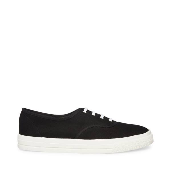 Trampki Męskie Steve Madden Gareth-white Czarne Białe | SM-645AK
