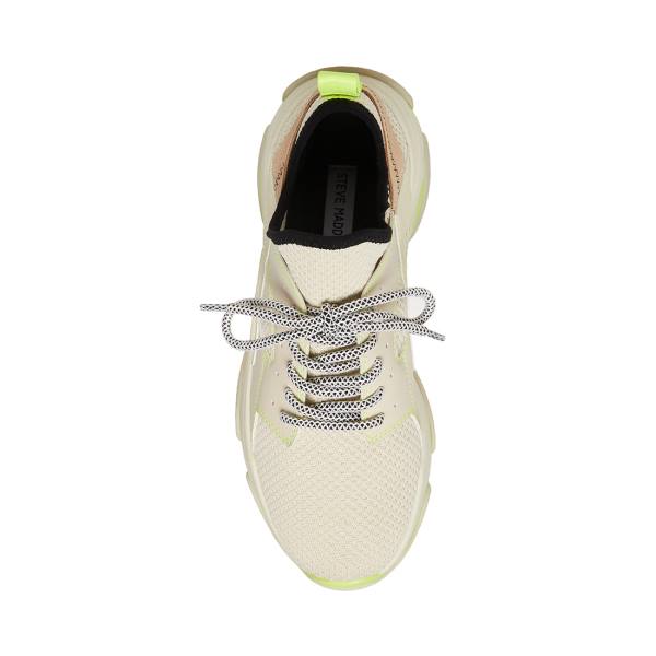 Trampki Męskie Steve Madden Isles2 Bone Beżowe Kolorowe | SM-708FB