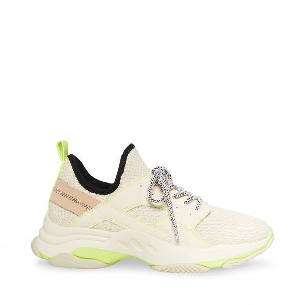 Trampki Męskie Steve Madden Isles2 Bone Beżowe Kolorowe | SM-708FB