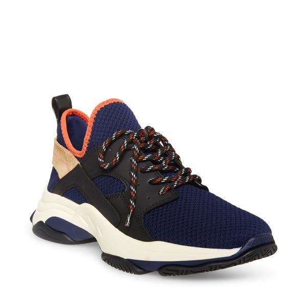 Trampki Męskie Steve Madden Isles2 Granatowe Kolorowe | SM-815IK