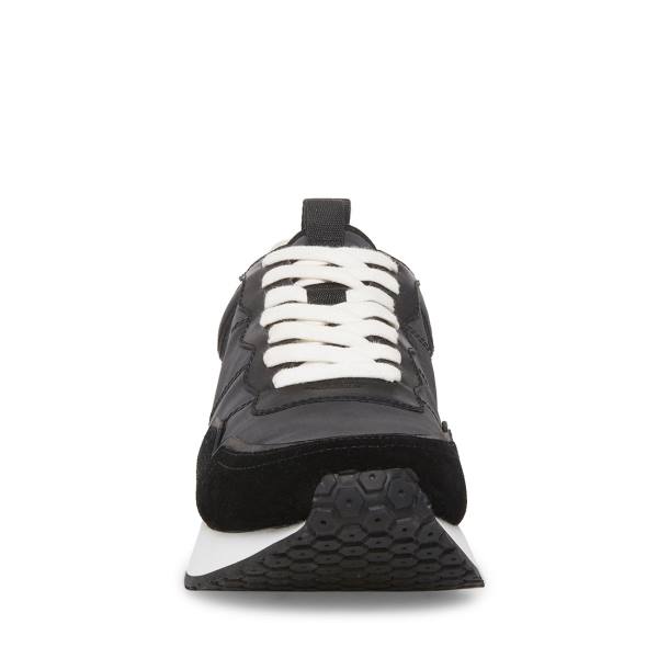 Trampki Męskie Steve Madden Kendrick Bone Czarne Beżowe | SM-280BS