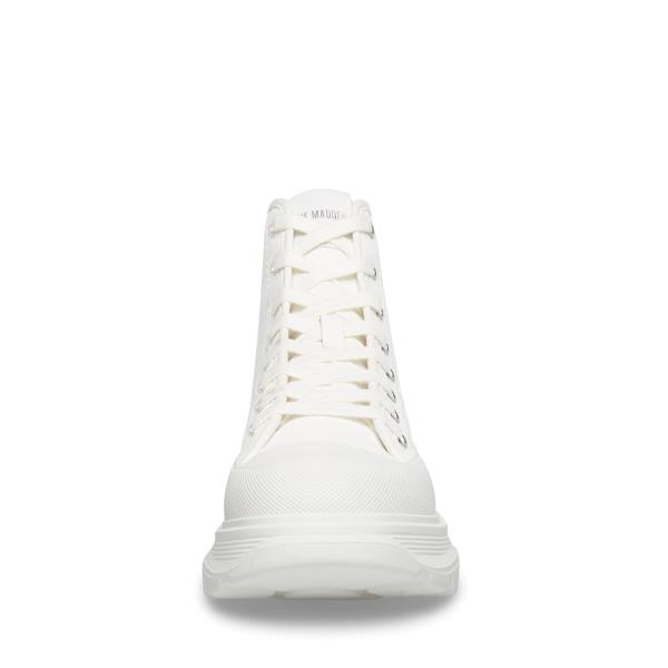 Trampki Męskie Steve Madden Kyler-m Białe | SM-450DR