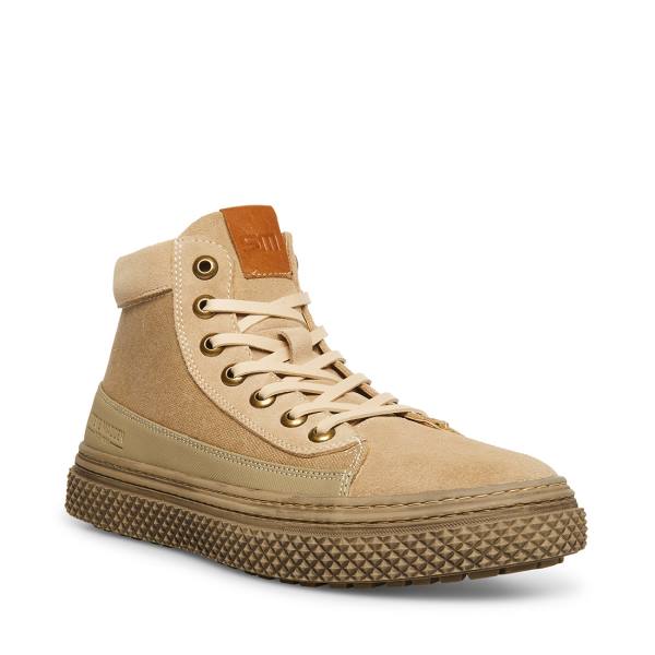 Trampki Męskie Steve Madden Lantern Taupe Szare Brązowe | SM-318IL