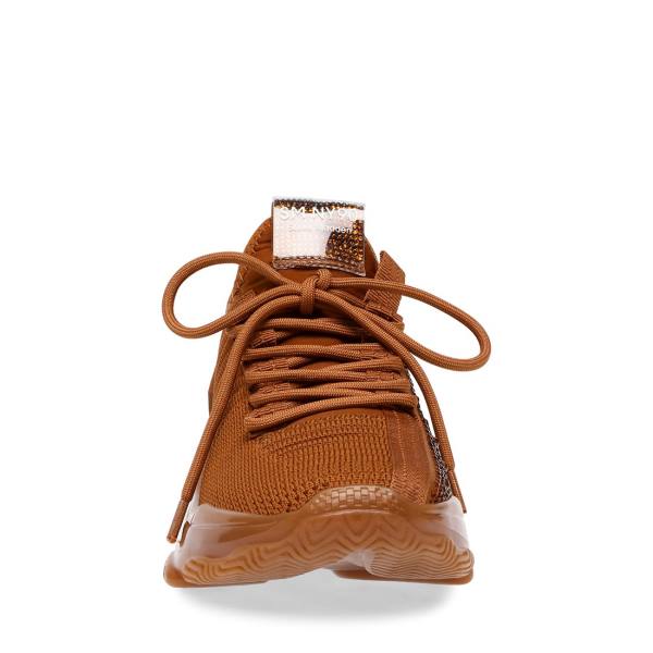 Trampki Męskie Steve Madden Maxx Brązowe | SM-527DJ
