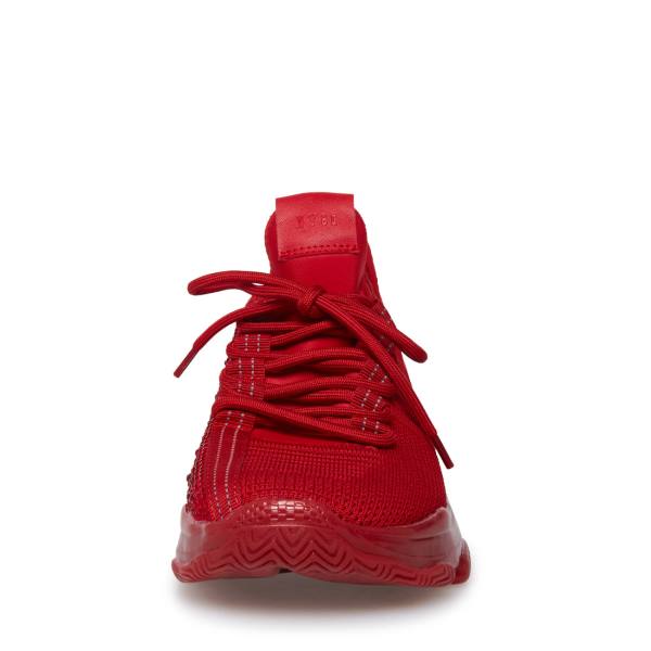 Trampki Męskie Steve Madden Maxx Czerwone | SM-105LA