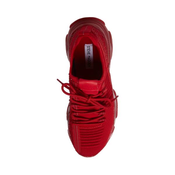 Trampki Męskie Steve Madden Maxx Czerwone | SM-105LA
