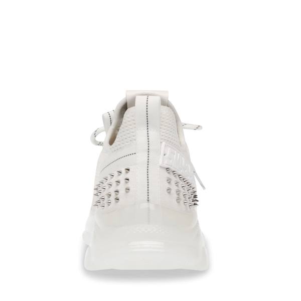 Trampki Męskie Steve Madden Maxx-s Białe | SM-938PT