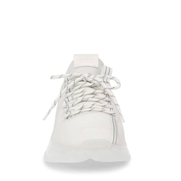 Trampki Męskie Steve Madden Maxx-s Białe | SM-938PT