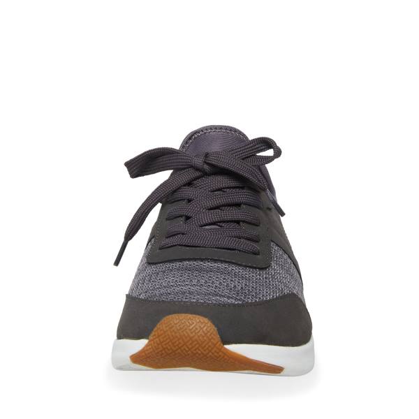 Trampki Męskie Steve Madden P-stevy Charcoal Szare | SM-047MR