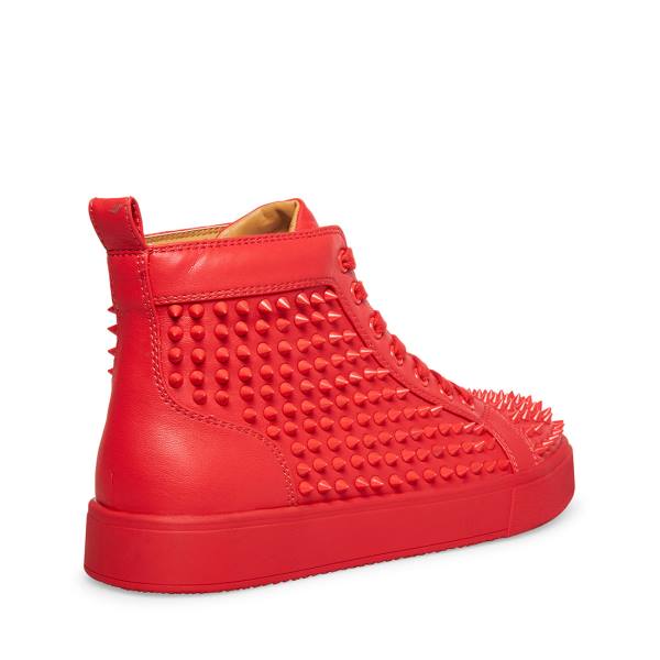 Trampki Męskie Steve Madden Promoter Czerwone | SM-458FD