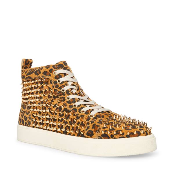 Trampki Męskie Steve Madden Promoter Leopard Panterka | SM-602HQ