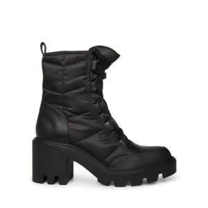 Botki Damskie Steve Madden Pieper Czarne | SM-156JM
