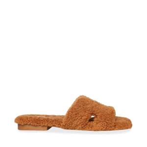 Kapcie Damskie Steve Madden Seek Cognac Brązowe | SM-974WB