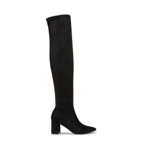 Kozaki Damskie Steve Madden Shaya Czarne | SM-713RE