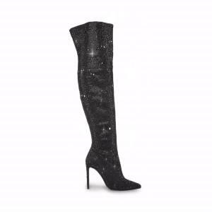Kozaki Damskie Steve Madden Vivianne Czarne | SM-841OC