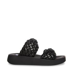 Sandały Damskie Steve Madden Helsa Czarne | SM-459GM